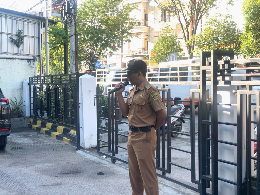 Lurah Sidodadi Pimpin Apel Pagi, Himbau Seluruh Pegawai Dalam Menjaga Kedisiplinan