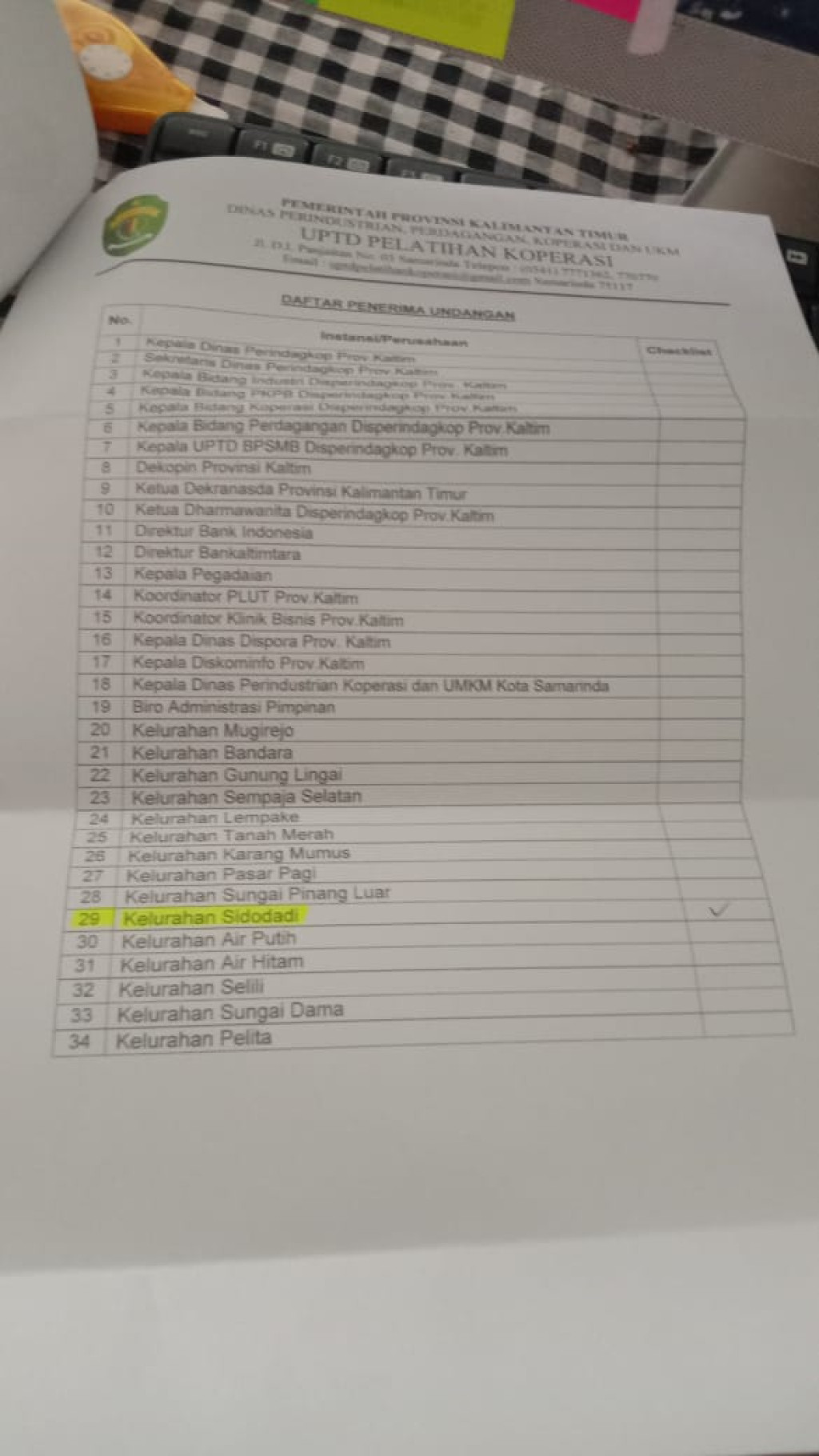 Pelatihan Pengembangan Kewirausahaan"Menjahit Tingkat Dasar"
