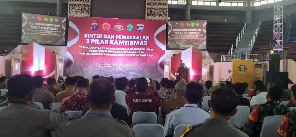 Bimtek dan Pembekalan Kesiapan Tiga Pilar KAMTIBMAS