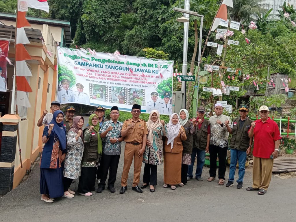 Penilaian Kampung Bersih Tingkat Kota RT. 15 Kelurahan Sidodadi
