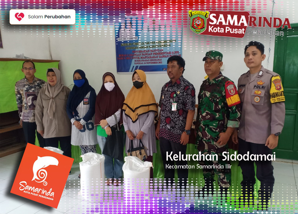 Penyerahan Bantuan Beras