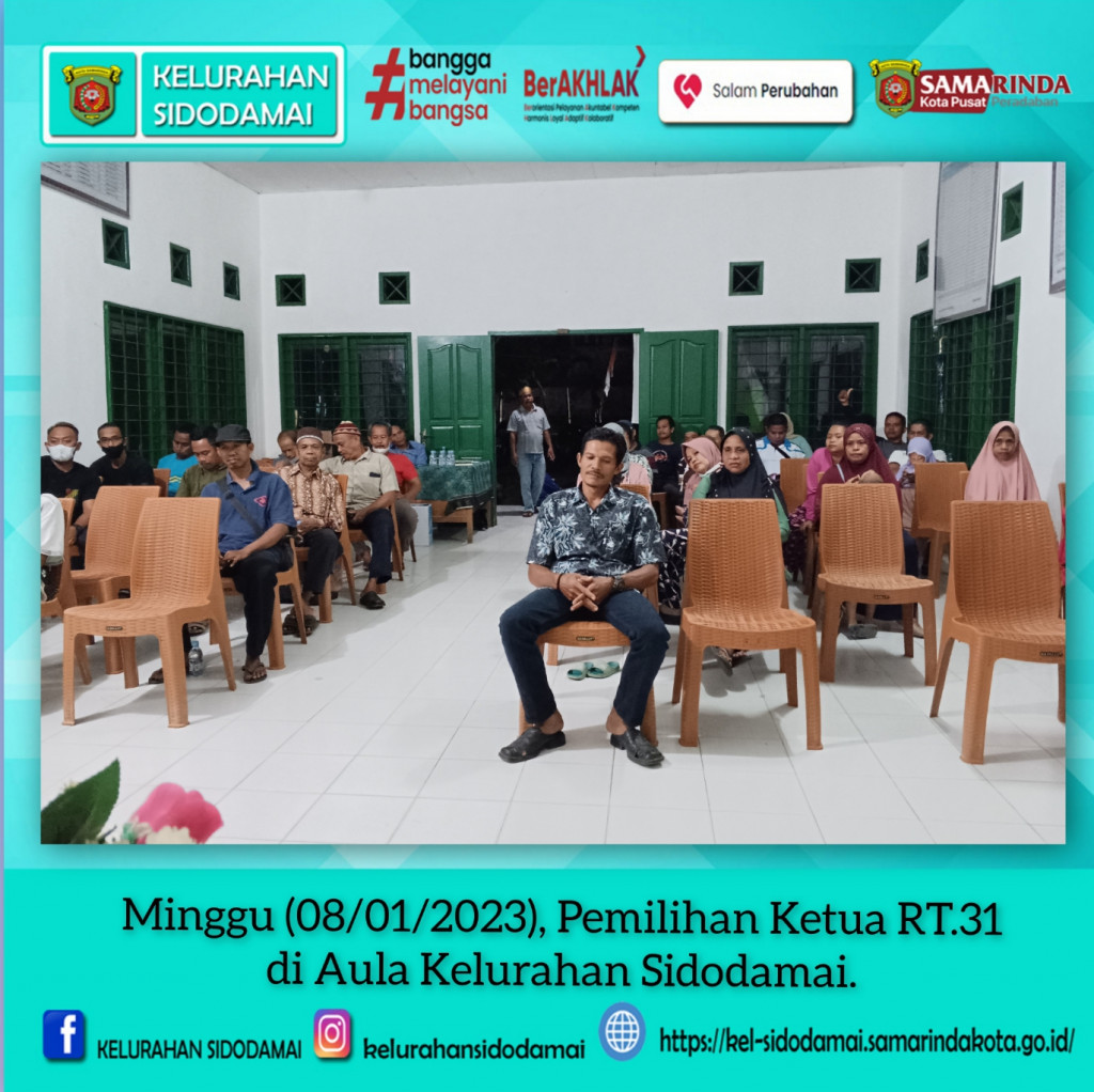Pemilihan Ketua RT.31 Kel. Sidodamai