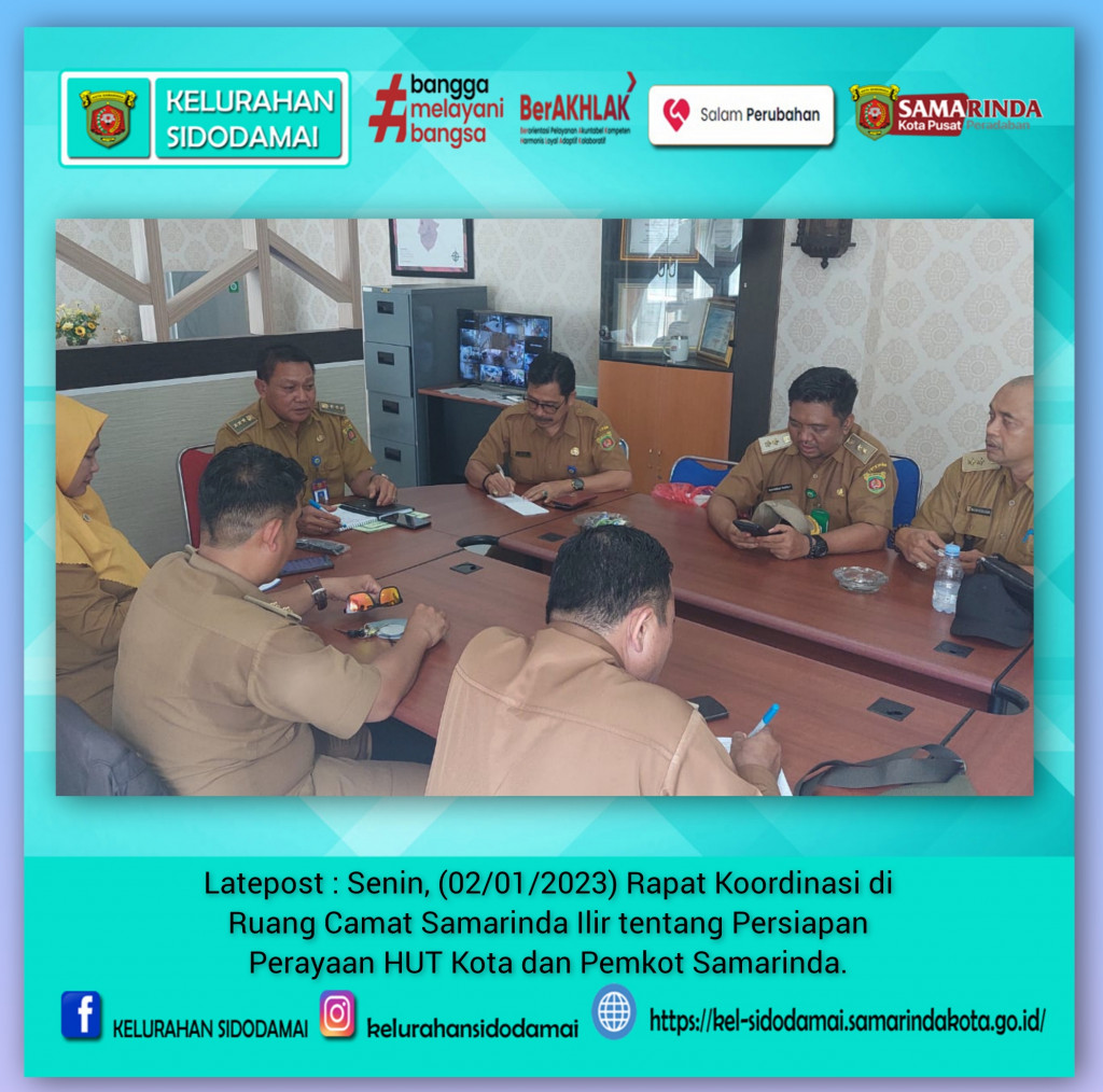Rapat Koordinasi HUT Kota dan Pemkot Samarinda