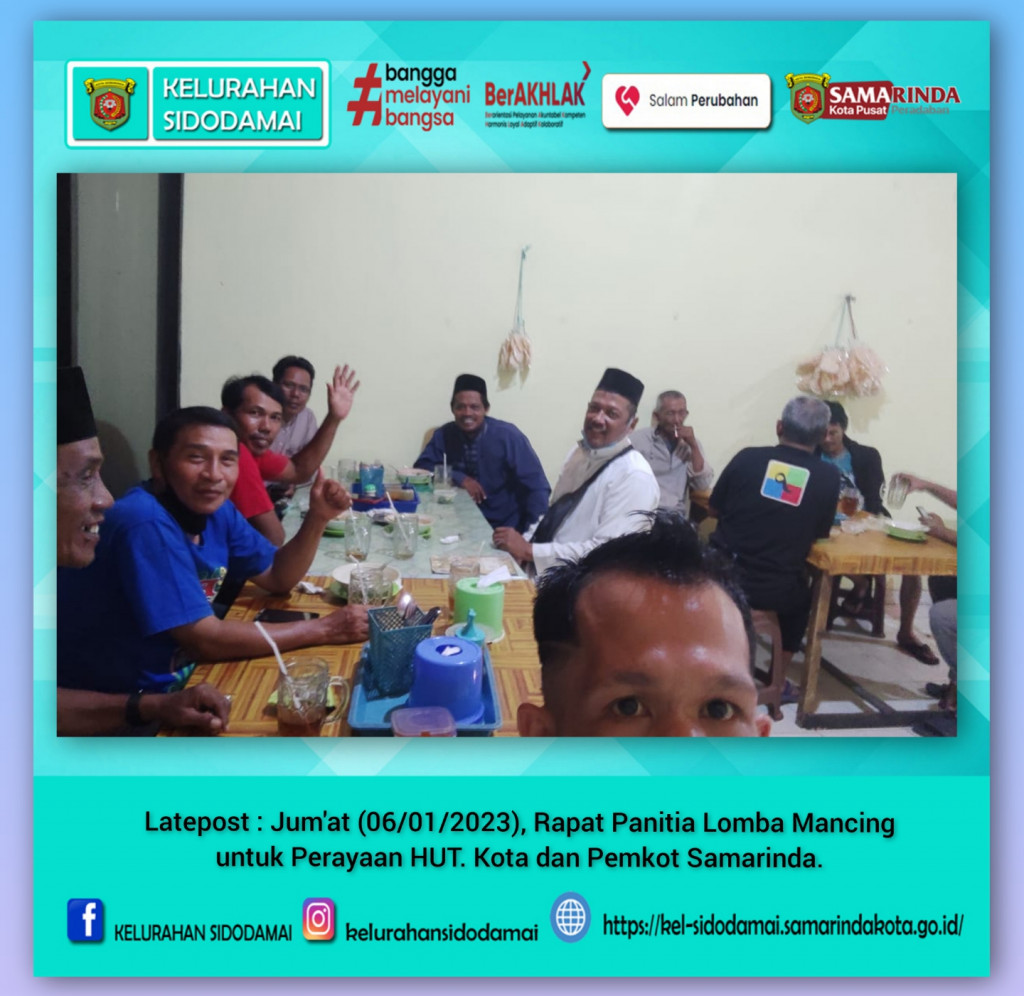 Rapat Panitia Lomba Mancing