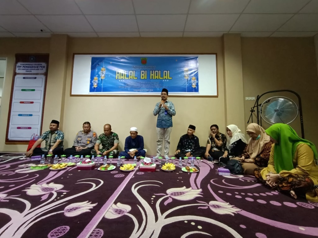 Kegiatan acara Halal Bihalal 1445 H Kecamatan Samarinda Ilir