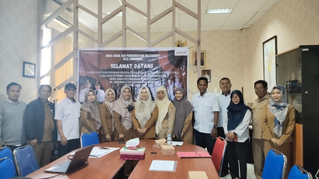 Rapat Koordinasi Operator Penyusunan Desa dan Kelurahan (Prodeskel) dan Evaluasi Potensi dan Tingkat  Perkembangan Desa dan Kelurahan (EPDESKEL) se-Kecamatan Samarinda Ilir
