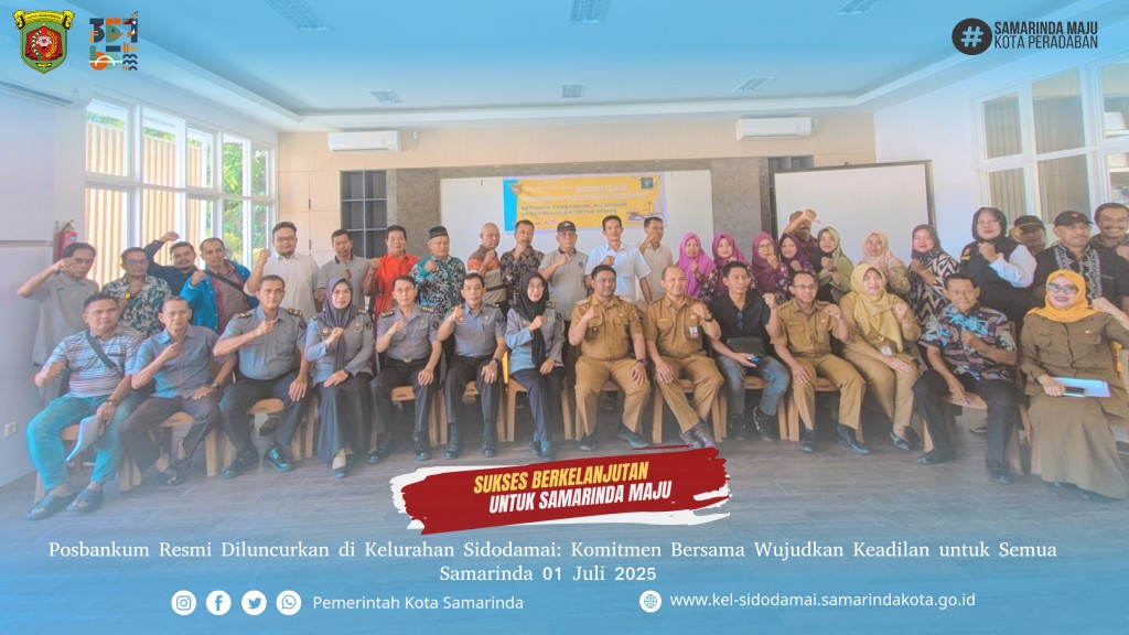 Posbankum Resmi Diluncurkan di Kelurahan Sidodamai: Komitmen Bersama Wujudkan Keadilan untuk Semua