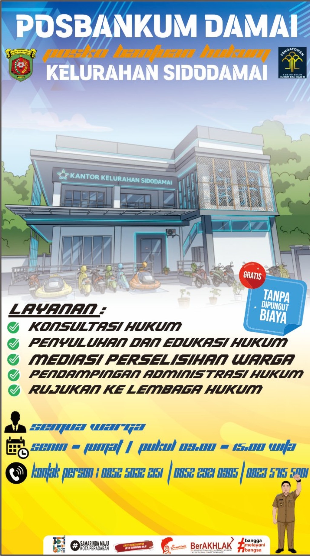 Kelurahan Sidodamai Resmikan Posbankum Damai untuk Pelayanan Bantuan Hukum