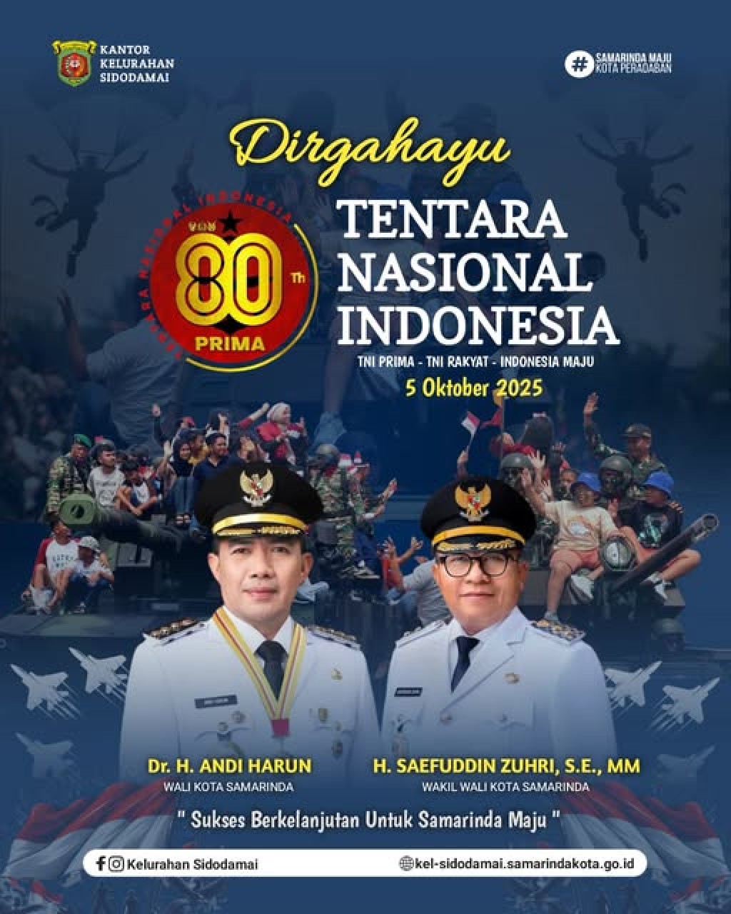 Dirgahayu TNI ke-80: TNI Patriot NKRI, Pengawal Kedaulatan dan Persatuan Bangsa 🇮🇩