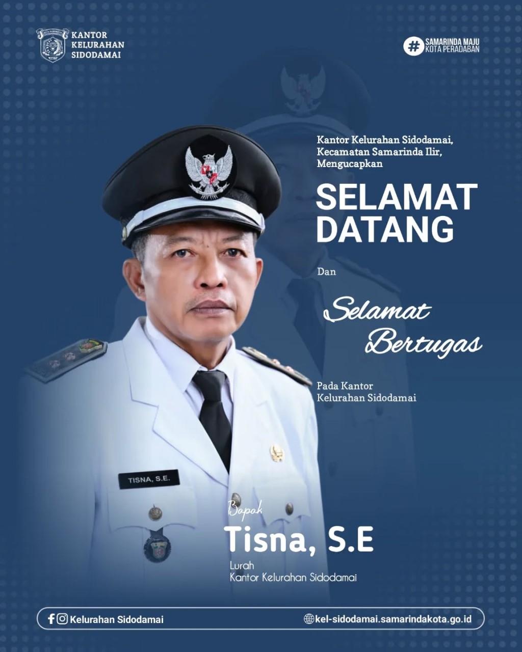 ✨ SELAMAT DATANG & SELAMAT BERTUGAS! LURAH BARU SIDODAMAI, BAPAK TISNA, S.E. SIAP MEMBAWA SEMANGAT BARU UNTUK KEMAJUAN WILAYAH 💪