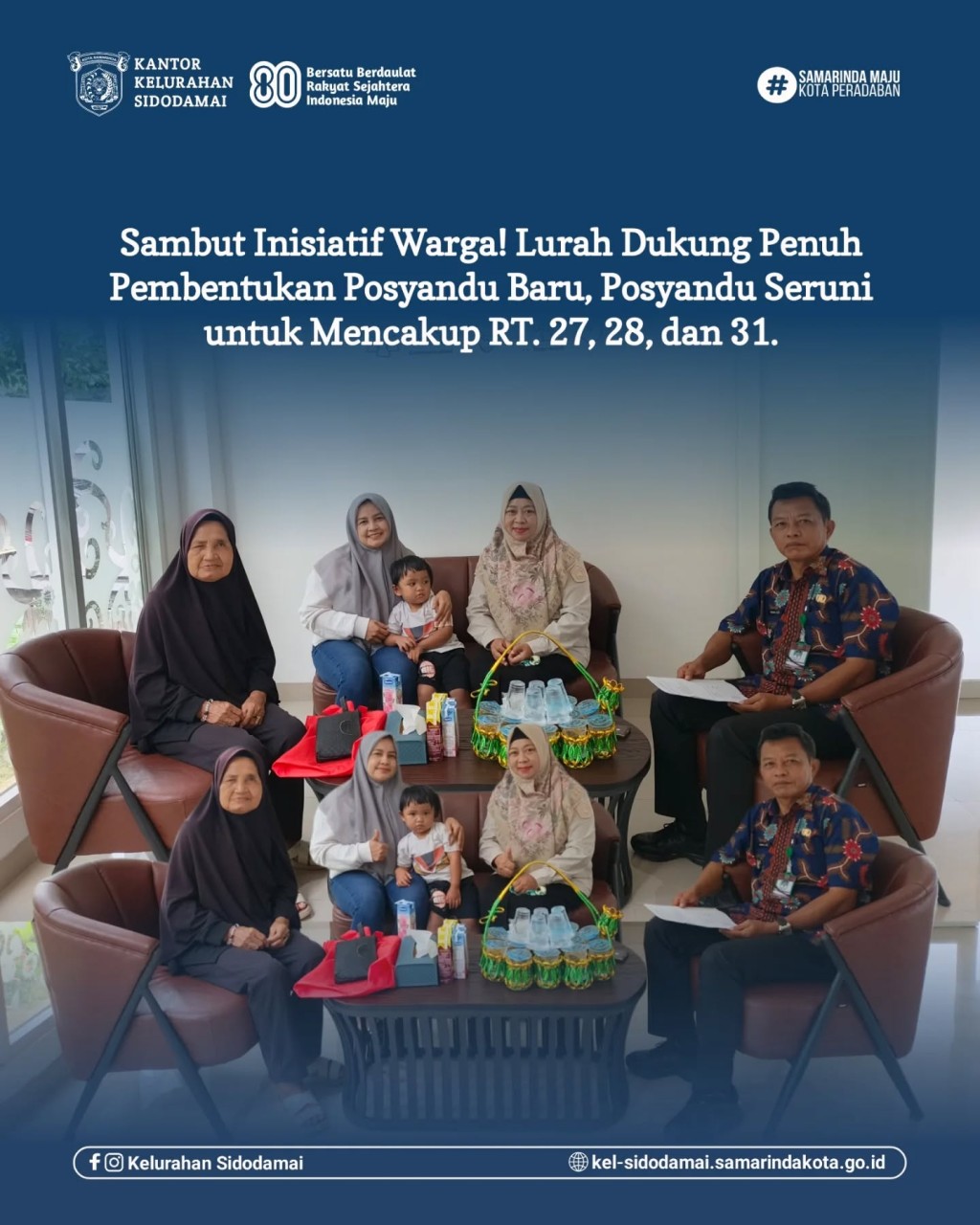 GIAT KELURAHAN SIDODAMAI: DUKUNGAN PENUH UNTUK PELAYANAN PUBLIK & KESEHATAN MASYARAKAT 🌿💪