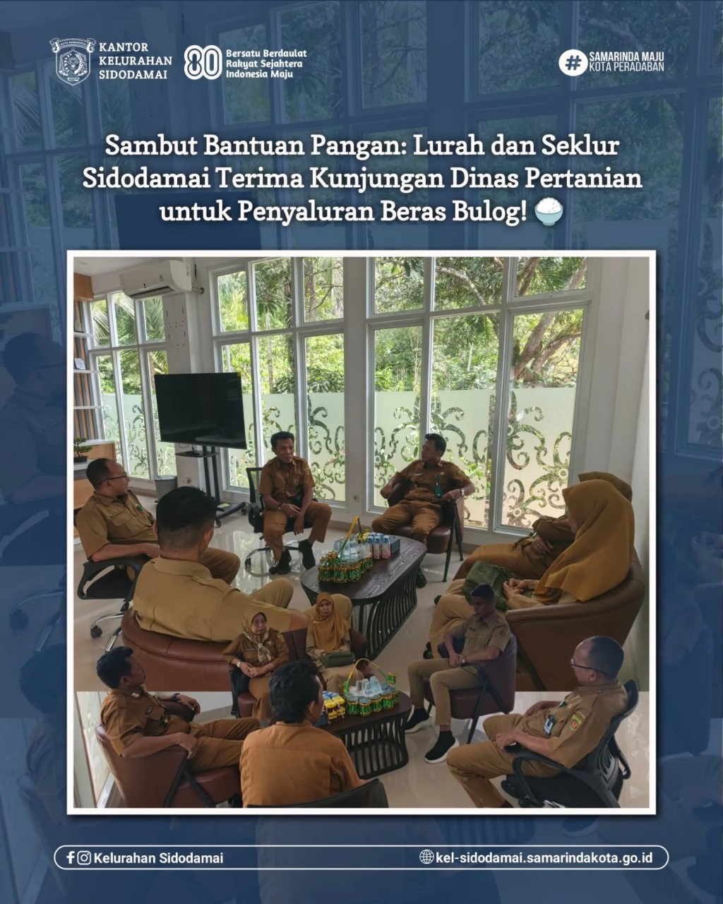 Giat Kelurahan Sidodamai: Penyaluran Beras Bulog untuk Warga yang Membutuhkan 🍚🤝