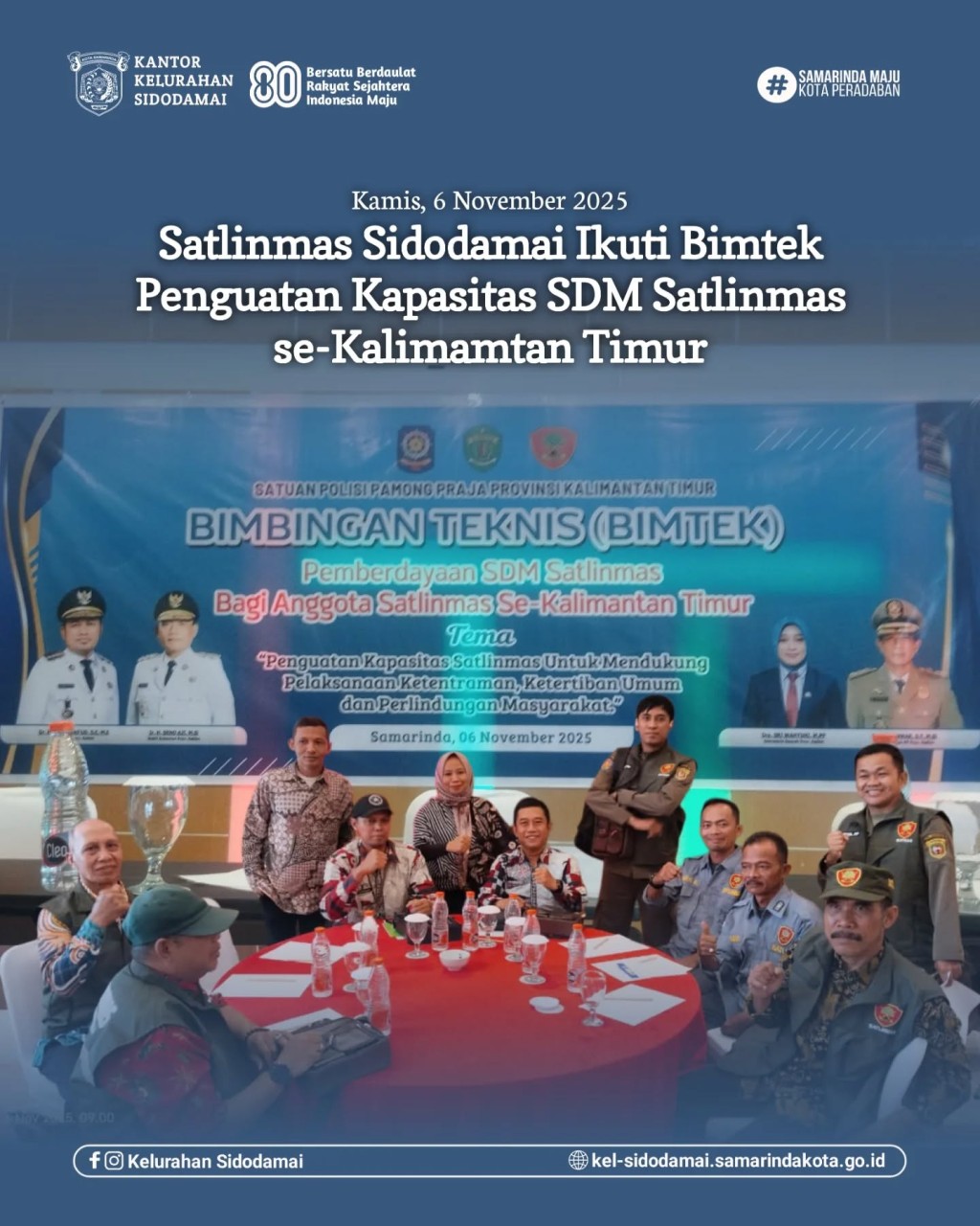 Satlinmas Sidodamai Goes to Bimtek! 💪 Penguatan SDM Satlinmas se-Kaltim untuk Dukung Kamtibum dan Perlindungan Masyarakat! 🛡️