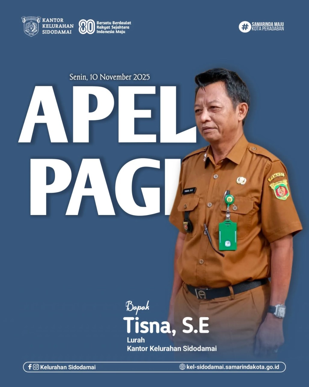 Apel Hari Pahlawan 2025: Lurah Sidodamai Pimpin Upacara Penuh Khidmat di Halaman Kantor Kelurahan 🇮🇩🫡