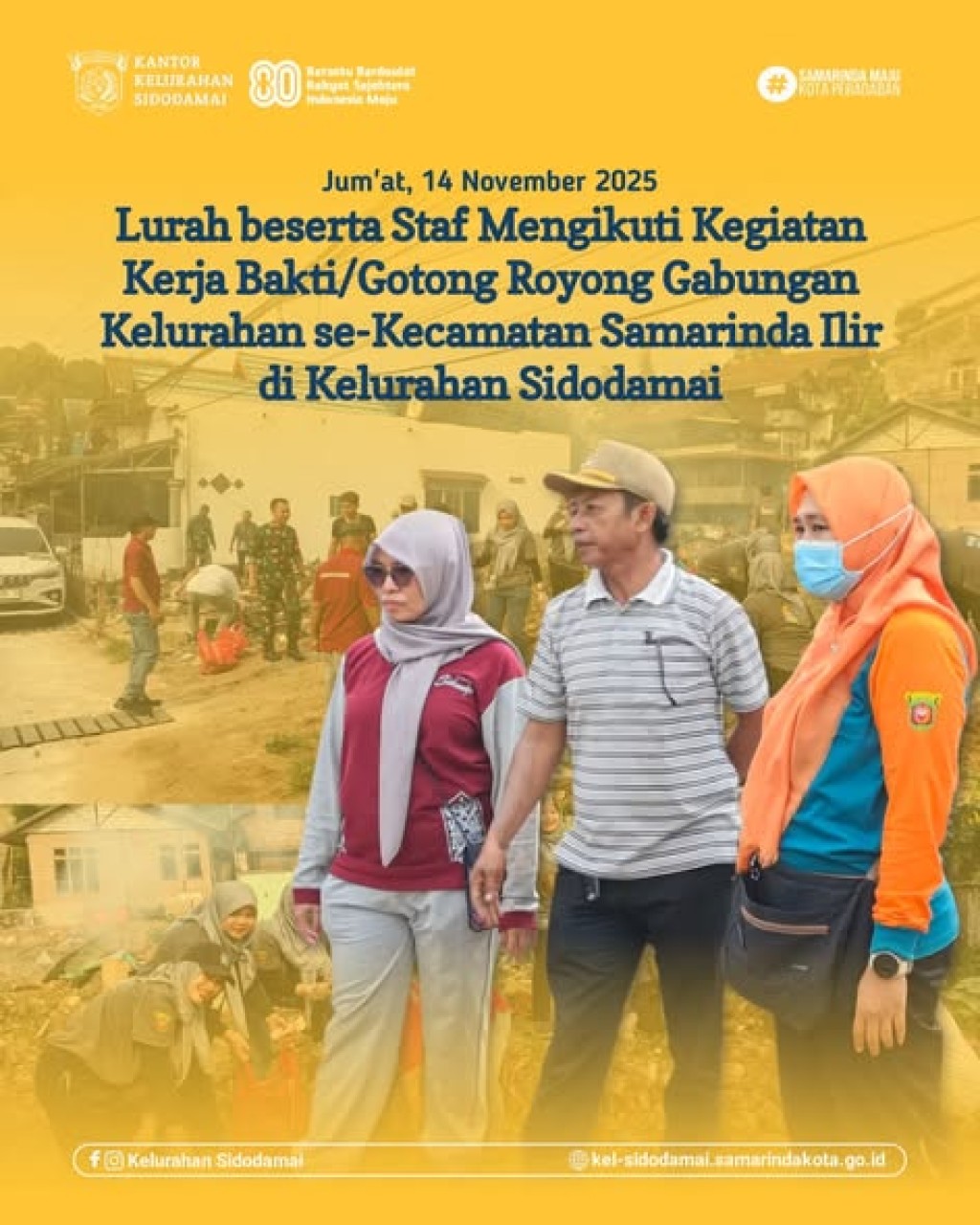 Kerja Bakti Gabungan Kelurahan se-Samarinda Ilir Digelar di Sidodamai