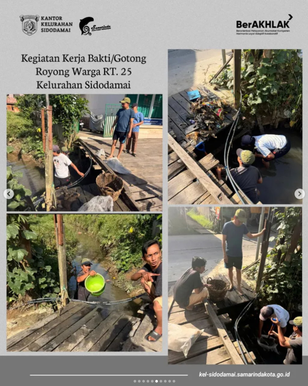 Giat Kerja Bakti Warga Kelurahan Sidodamai, Wujud Nyata Gotong Royong dan Kepedulian Lingkungan