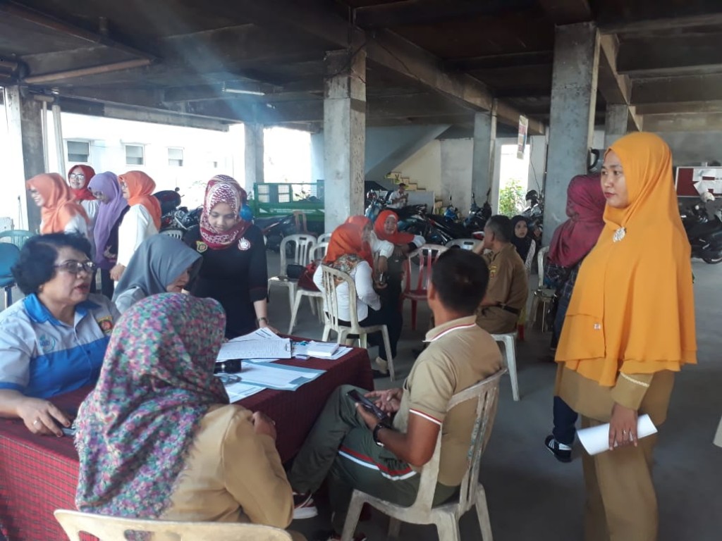 Pelayanan KB Gratis Dalam Rangka Hari Kesatuan Gerak PKK di Kantor Kelurahan Sidomulyo