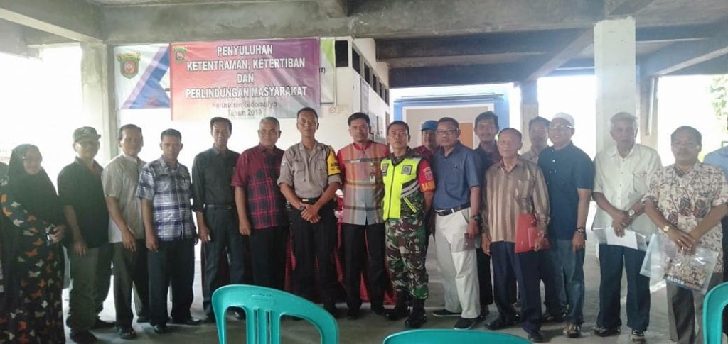 Penyuluhan Keamanan, Ketentraman dan Ketertiban (K3) oleh Babinsa dan Bhabinkantibmas Kelurahan Sidomulyo