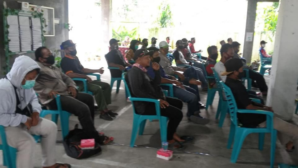Rangkaian Kegiatan Pelatihan dan Bimbingan Teknis Bagi Petugas PAM Linmas TPS se-Kelurahan Sidomulyo