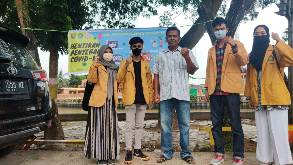 Bakti Mahasiswa KKN Unmul 47 Terhadap Pencegahan Covid 19