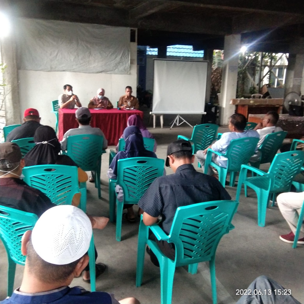 Sosialisasi penyelesaian K4 pada lokasi pendaftran tanah sistematis lengkap (PTSL)