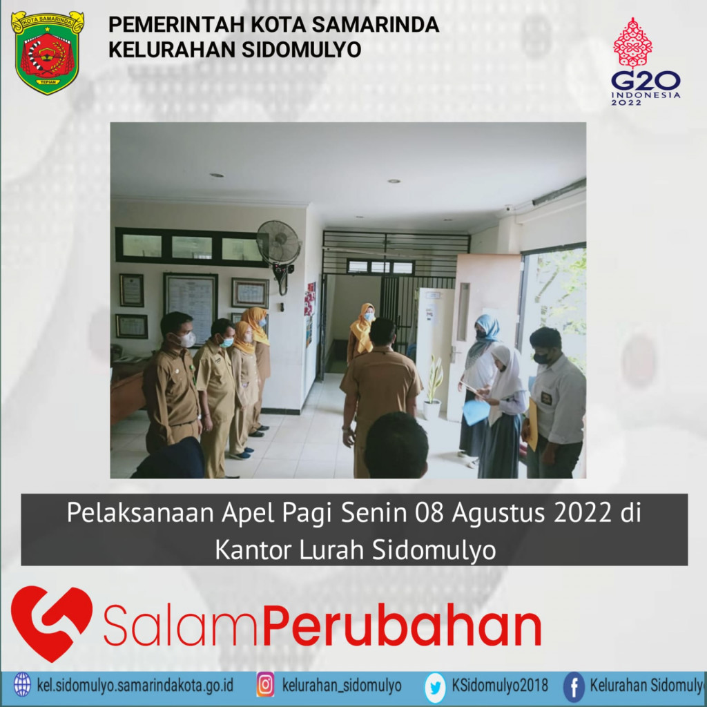 Pelaksanaan Apel Pagi