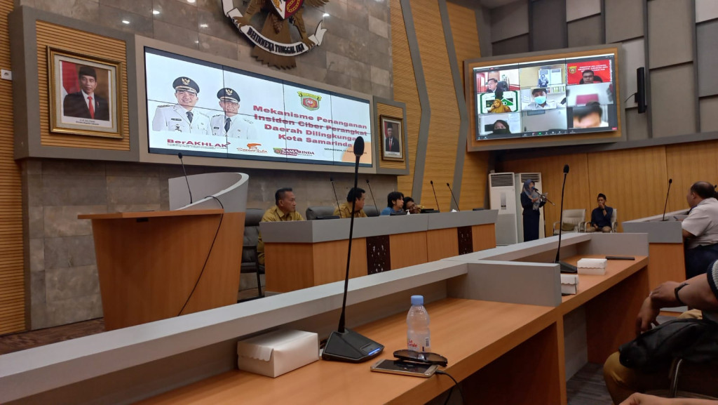 Sosialisasi Mekanisme Penanganan Insiden Cyber Perangkat Daerah di Lingkungan Kota Samarinda