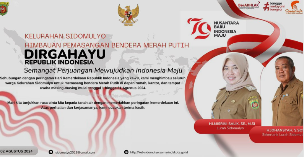 Himbauan Pemasangan Bendera Merah Putih.