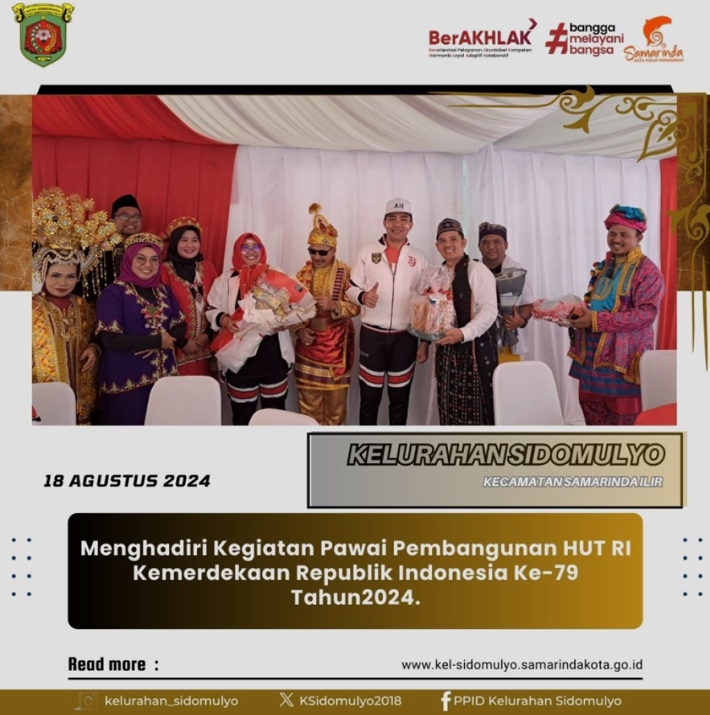 Kegiatan Pawai Pembangunan HUT RI Kemerdekaan Republik Indonesia Ke-79 Tahun 2024. (18/08/2024)