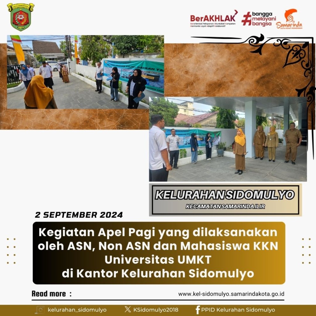 Kegiatan Apel Pagi (02/09/2024)