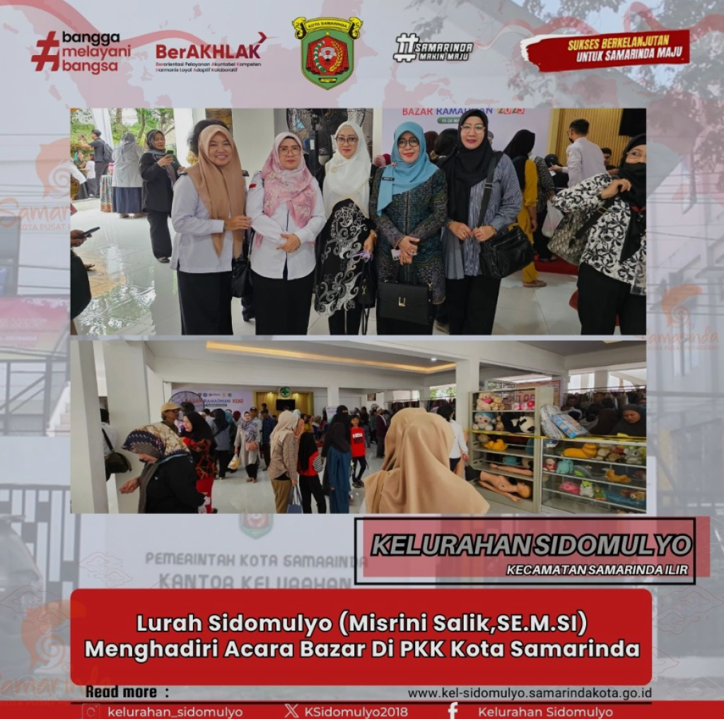 Kegiatan Acara Bazar Di PKK Kota Samarinda (19/03/2025)