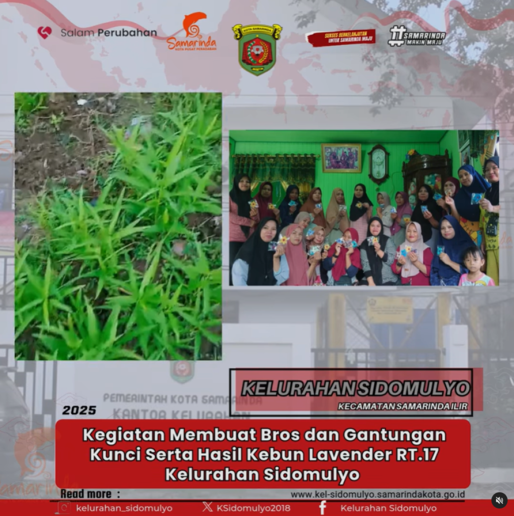 KEGIATAN DASAWISMA DI KELURAHAN SIDOMULYO 2025
