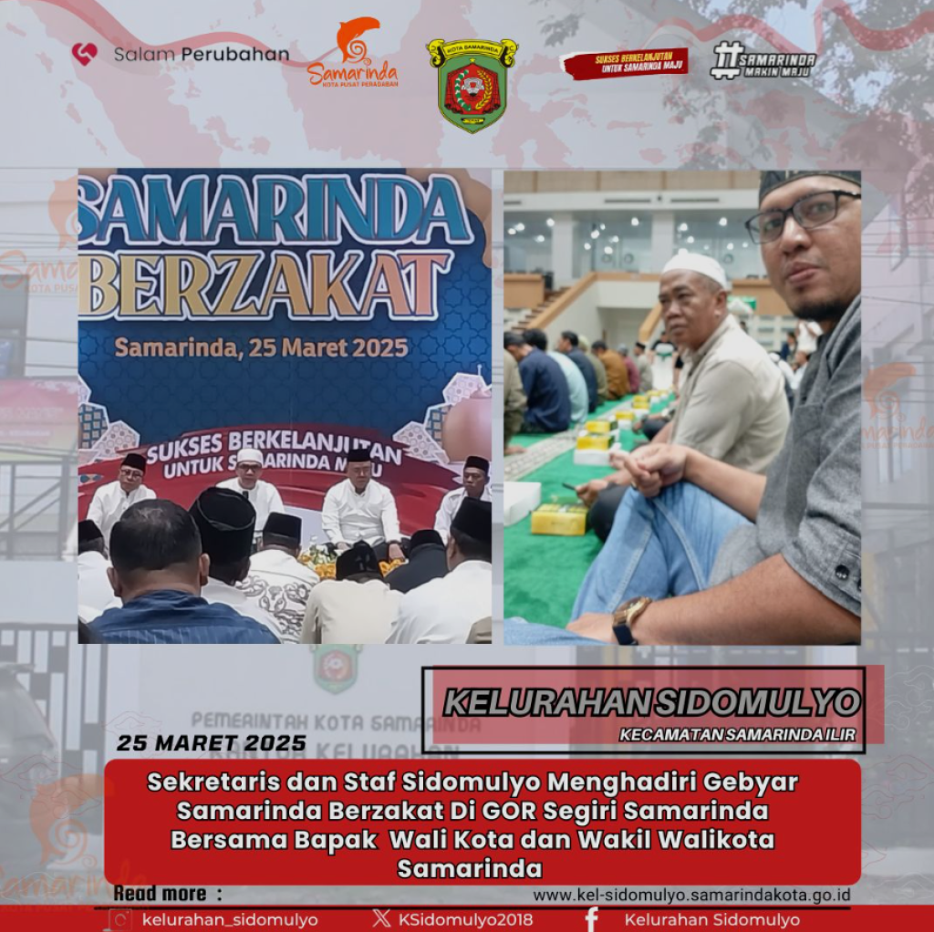 Kegiatan Gebyar Samarinda Berzakat Di GOR Segiri Samarinda Bersama Wali Kota dan Wakil Walikota Samarinda (25/03/2025)