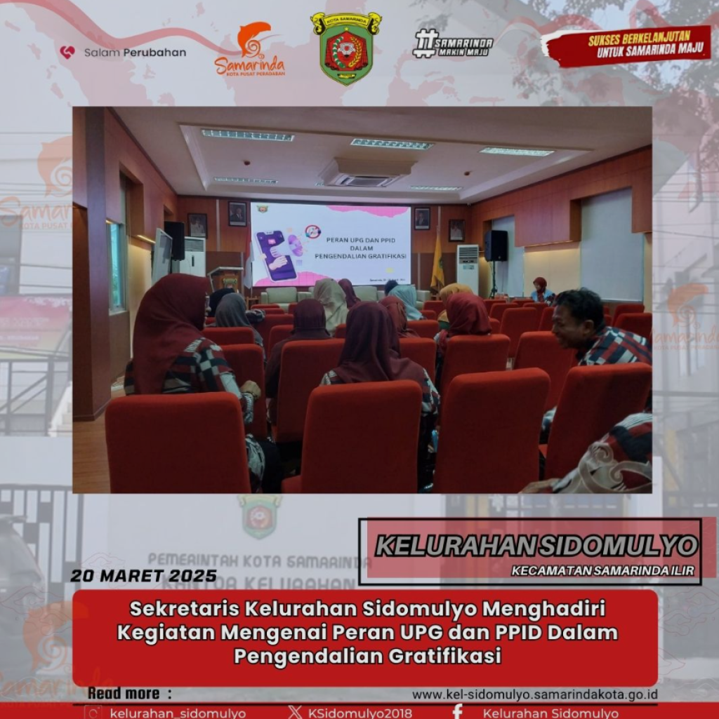 Kegiatan Mengenai Peran UPG dan PPID Dalam Pengendalian Gratifikasi (20/03/2025)