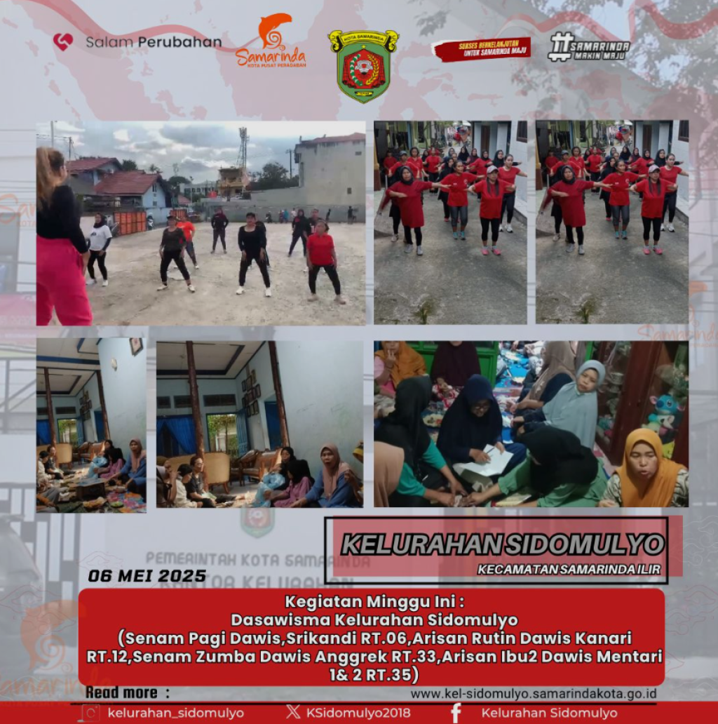 Kegiatan Senam Pagi Dasawisma (06/05/2025)