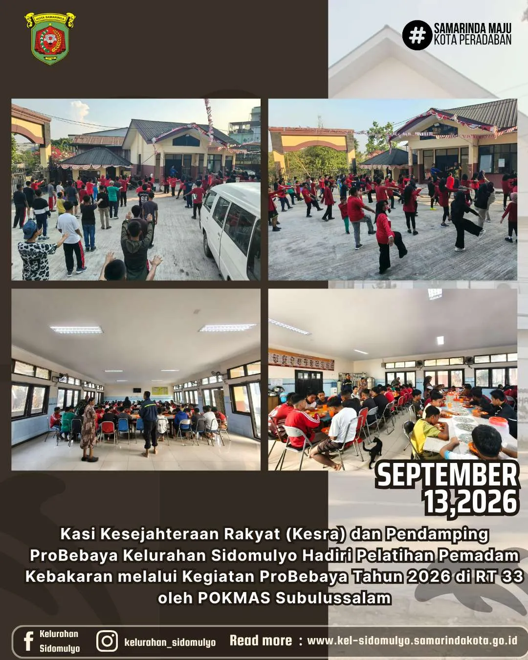 Bhabinkamtibmas dan Babinsa Sidomulyo Hadiri Kegiatan Pembinaan Anak di Panti Asuhan Sosial Anak Harapan