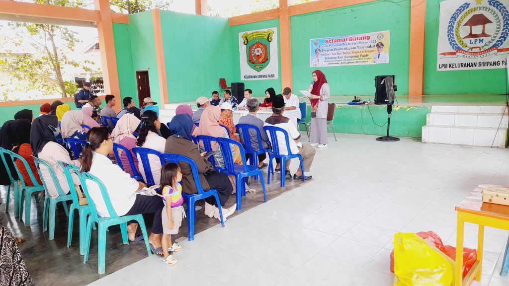 Pembukaan pelatihan probebaya tahun 2023 dan Sosialisasi aksi perubahan SIDAkeluergaINTI