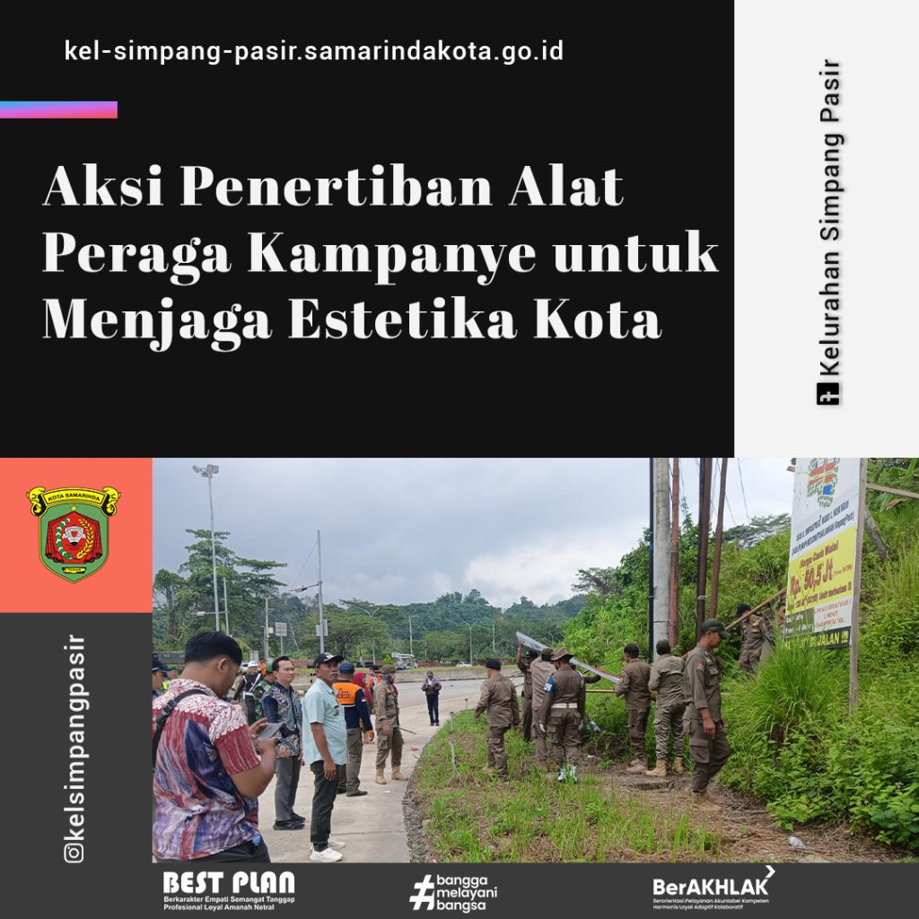 Penertiban Alat Peraga Kampanye