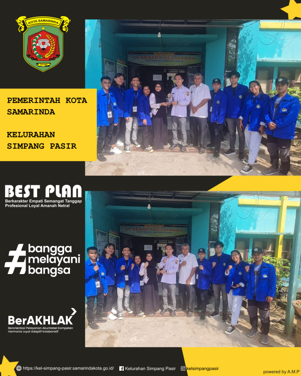 Pengabdian Mahasiswa Angkatan VII Widyagama Mahakam Samarinda di Kelurahan Simpang Pasir
