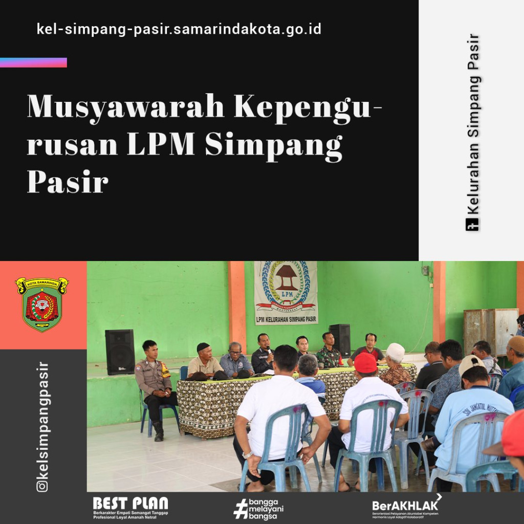 Musyawarah kepengurusan LPM Simpang Pasir