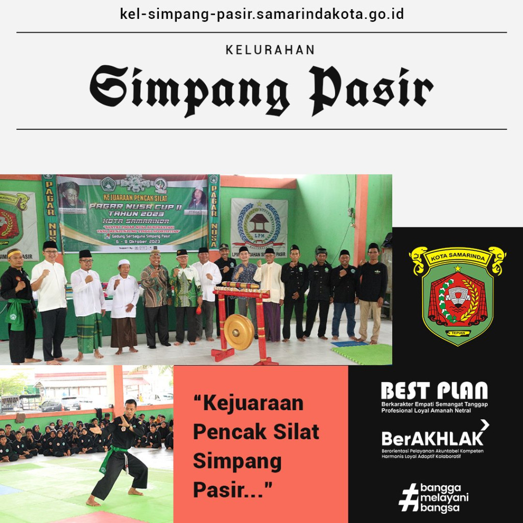 Kejuraan Pencak Silat di Simpang Pasir 2023