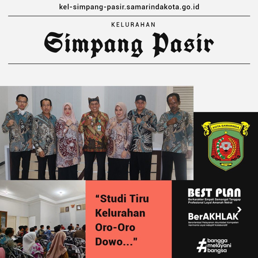Studi Tiru Kelurahan Kelurahan Oro-Oro Dowo di Kecamatan Klojen, Kota Malang