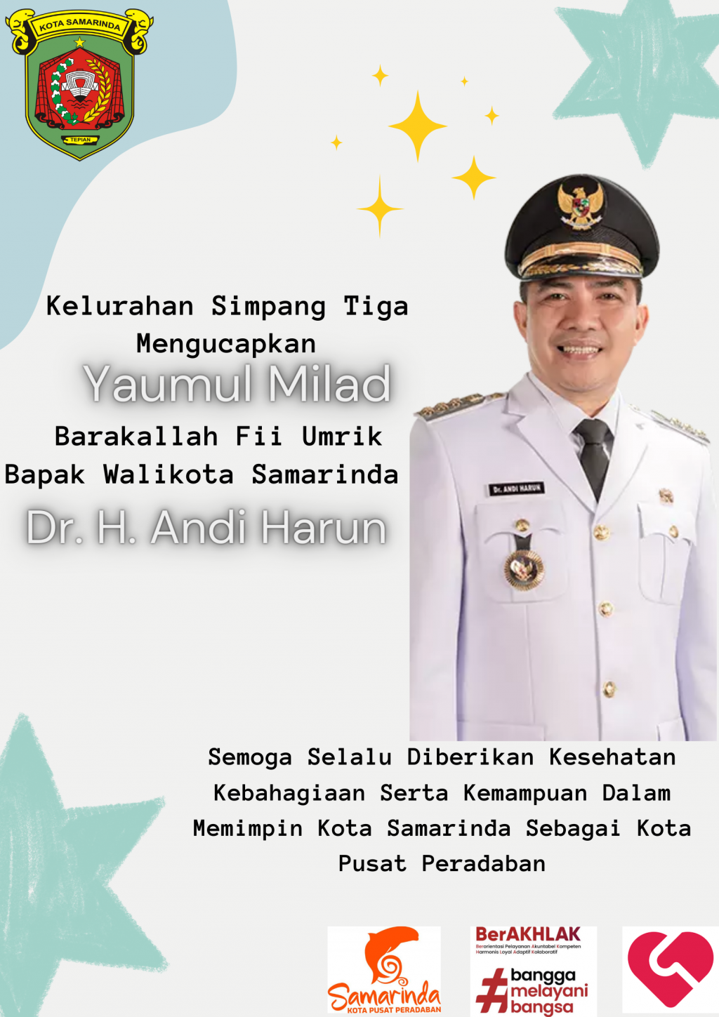 Selamat Ulang Tahun Bapak Walikota Samarinda