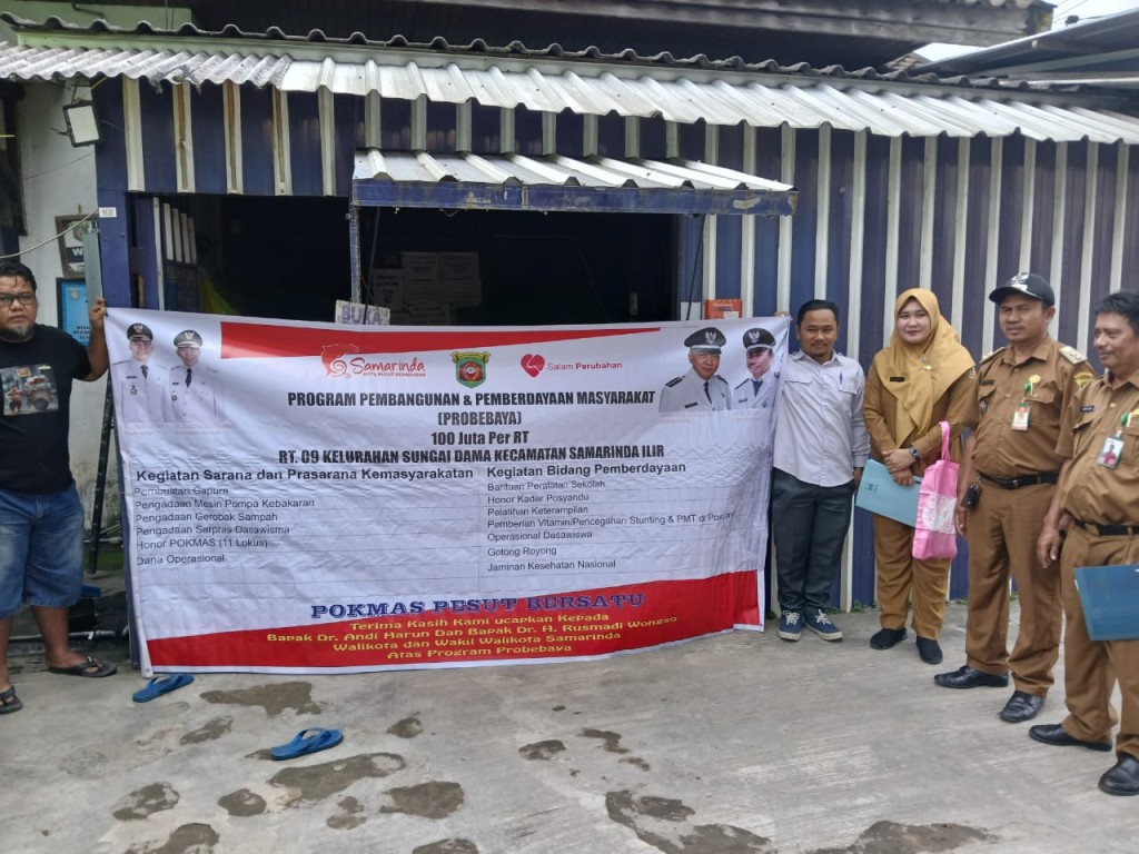 Probebaya Awards, penilaian program probebaya dari kecamatan samarinda ilir di kelurahan sungai dama