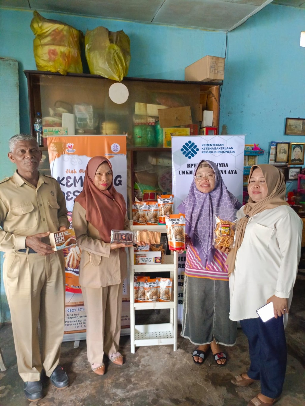 Disperindakop dalam Menemukan dan Memberdayakan UMKM di kelurahan sungai dama