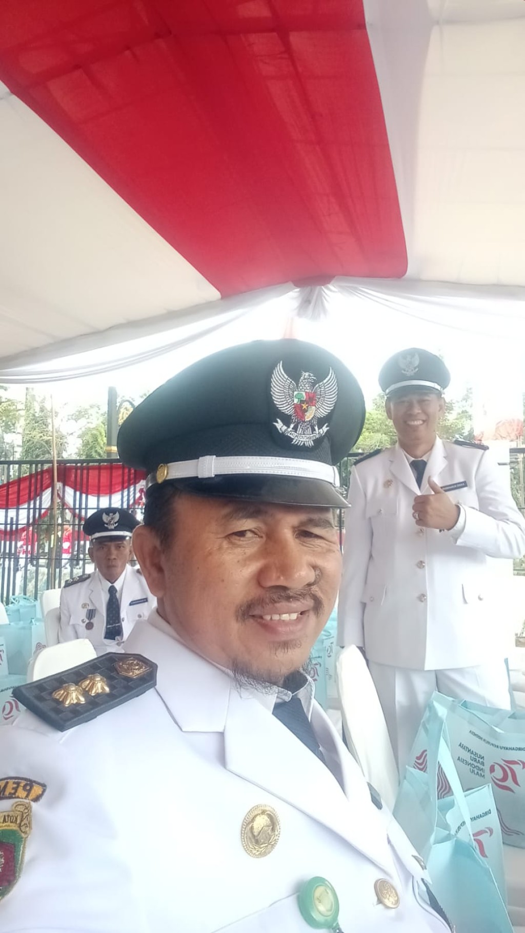 Menghadiri Upacara Bendera HUT RI ke - 79