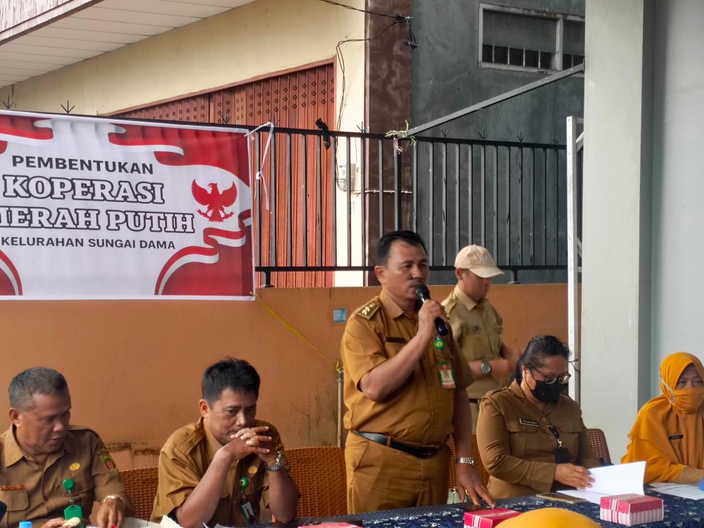 Pembentukan Koperasi MERAH PUTIH Dikelurahan  Sungai Dama