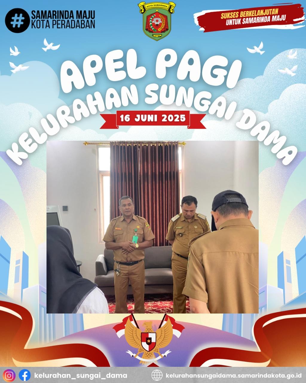 Apel pagi Kelurahan Sungai Dama