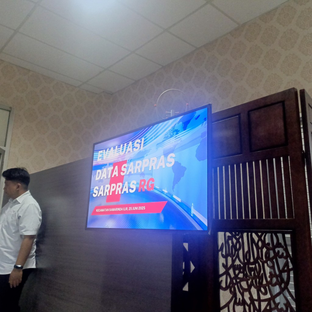 EVALUASI  DATA SARPRAS SARPRAS RG