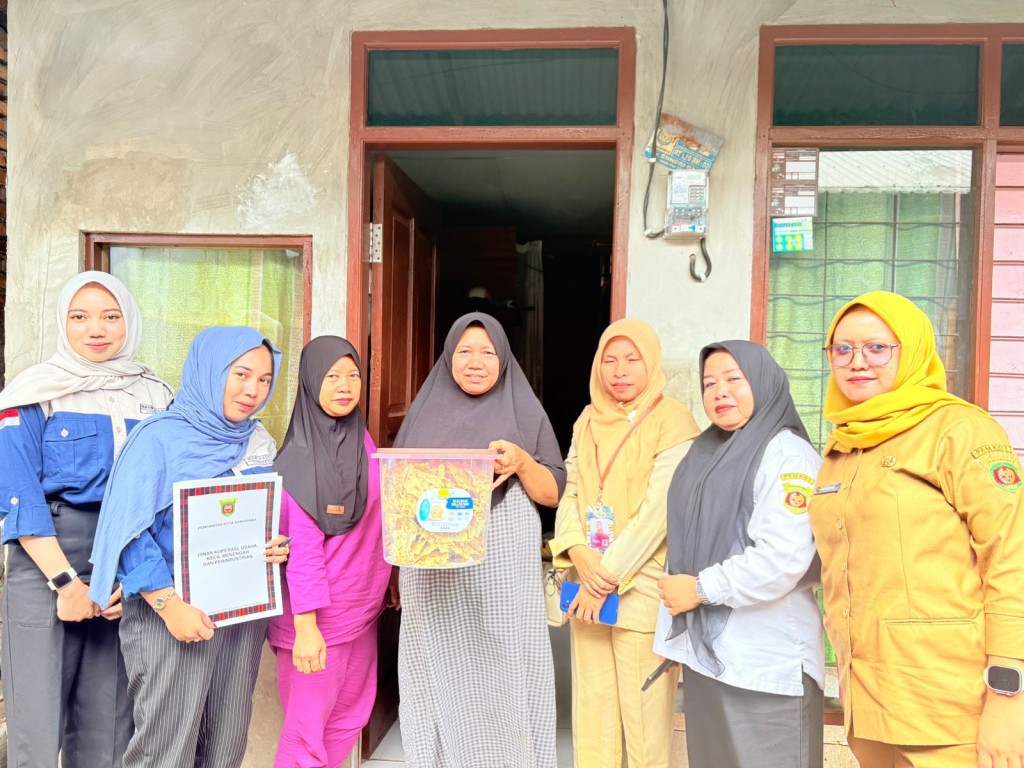 Kegiatan Pendataan Industri kecil menengah (IKM) di kelurahan sungai dama